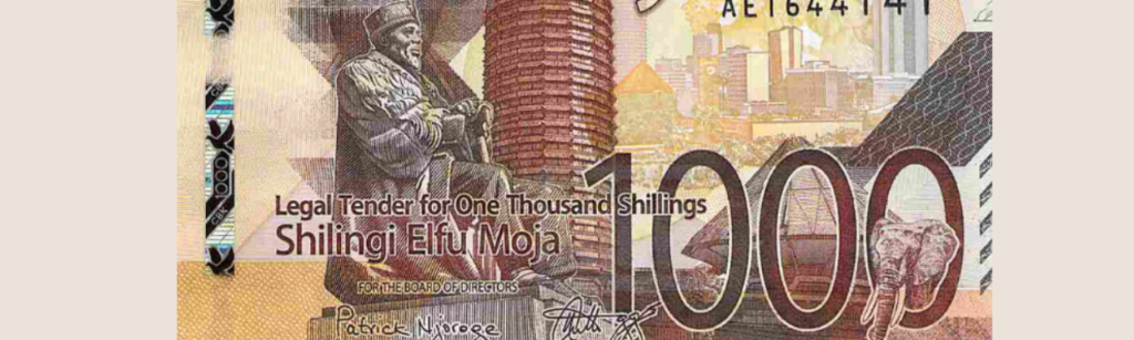 Acheter schillings kenyans : billets de 1000 schilling