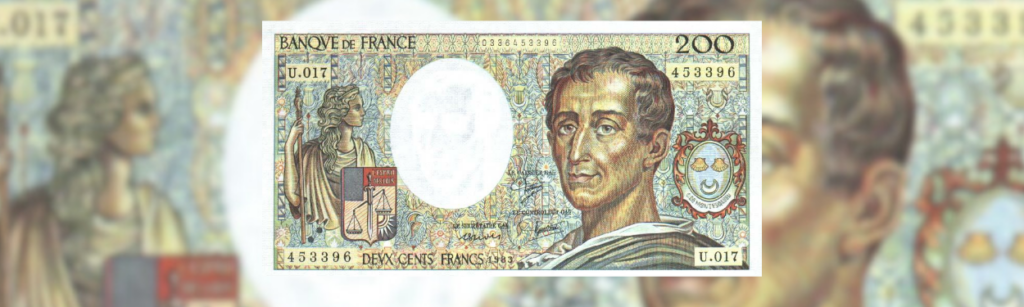 200 francs Montesquieu