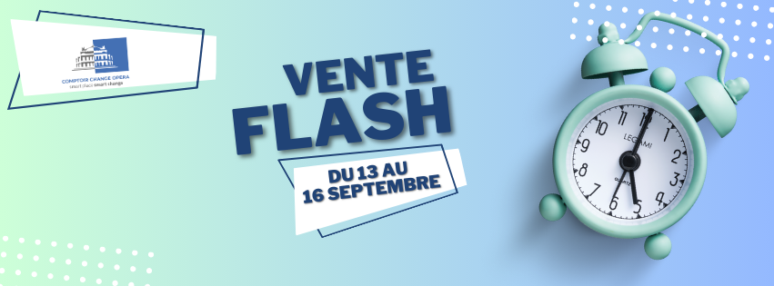 Vente flash de devises en septembre