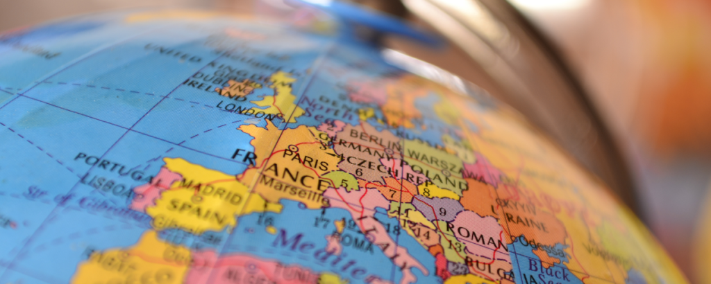 画像（ユーロをイメージしたヨーロッパ地図）