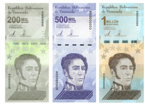 venezuela billets 21